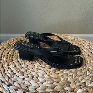 FRAME Le Carbon Leather Sandals